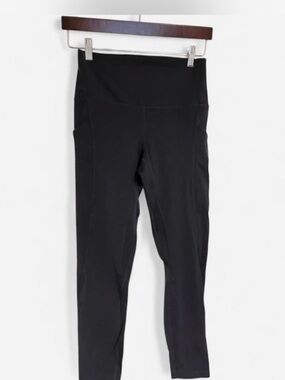 Quince Black High-Rise Leggings Women’s Size M